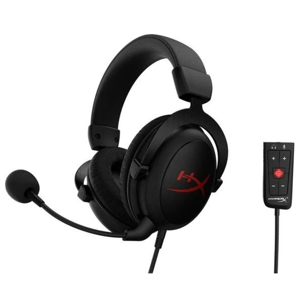 Гарнитура игровая HyperX Cloud Core 7.1 3.5mm/USB, Black, (HX-HSCC-2-BK/WW) UA